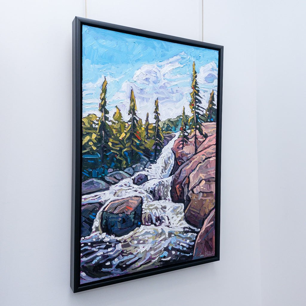 Portage The Falls | 36" x 24" Oil on Canvas Ryan Sobkovich