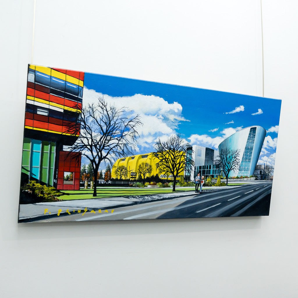 Campus Colour | 20" x 40" Acrylic on Canvas Fraser Brinsmead
