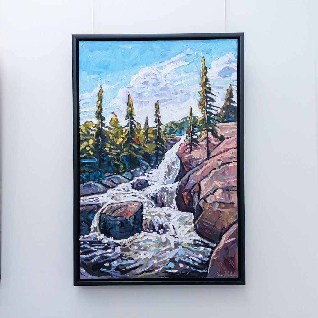 Portage The Falls | 36&quot; x 24&quot; Oil on Canvas Ryan Sobkovich