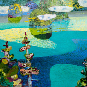 Paul Jorgensen Fog Burning Off | 30" x 40" Acrylic on Canvas