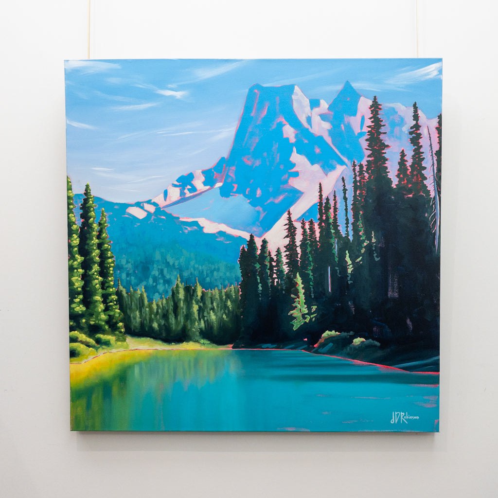 Jenna D. Robinson Emerald | 36" x 36" Acrylic on Canvas
