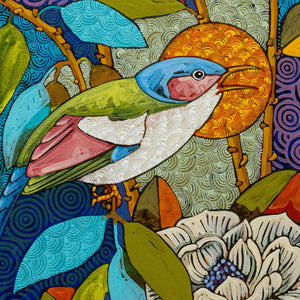 Grant Leier Nanaimo Bird Study G | 20" x 10" Acrylic on Canvas