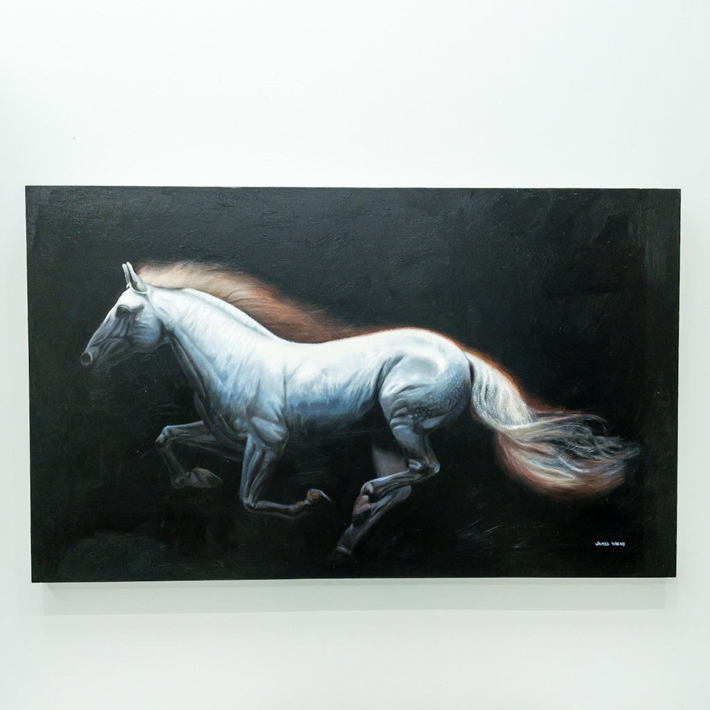 Stallion | 24" x 40" Oil on Board James Wiens