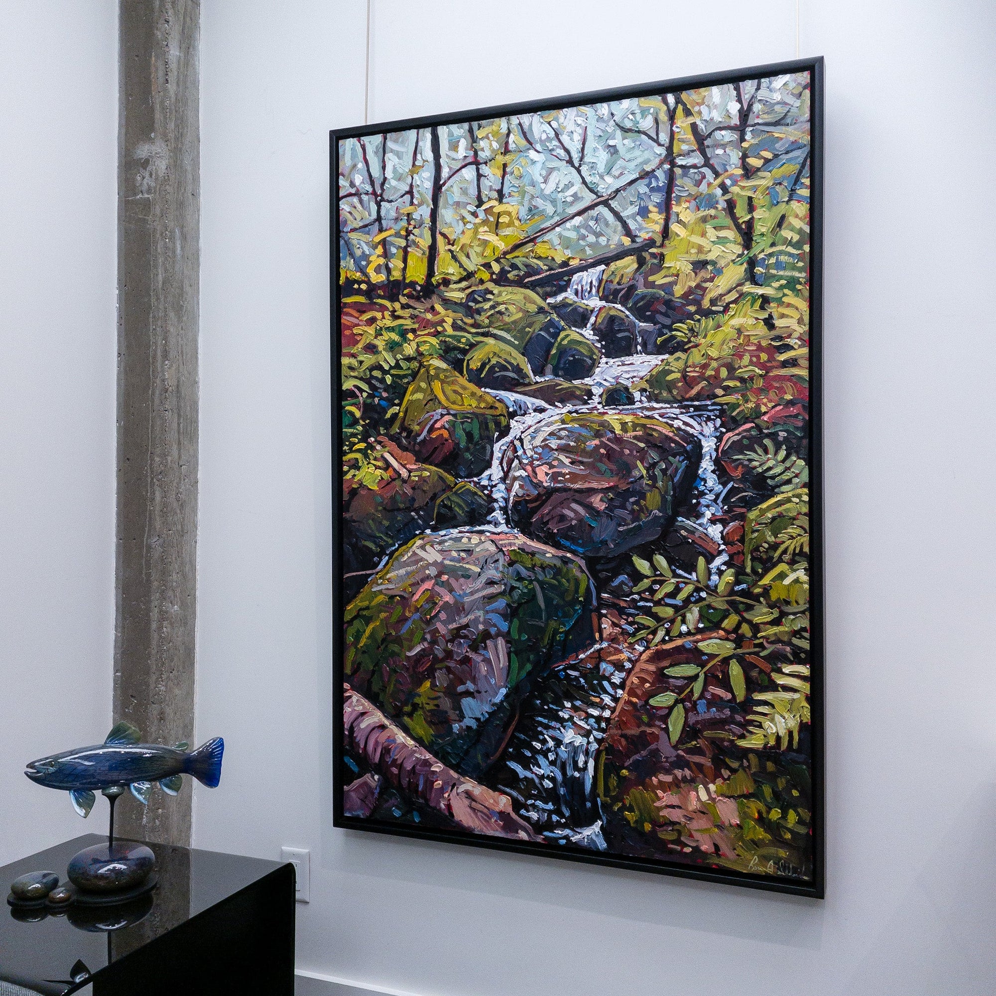 Ryan Sobkovich Enchanting Woods in Algoma | 60" x 40" Oil on Canvas