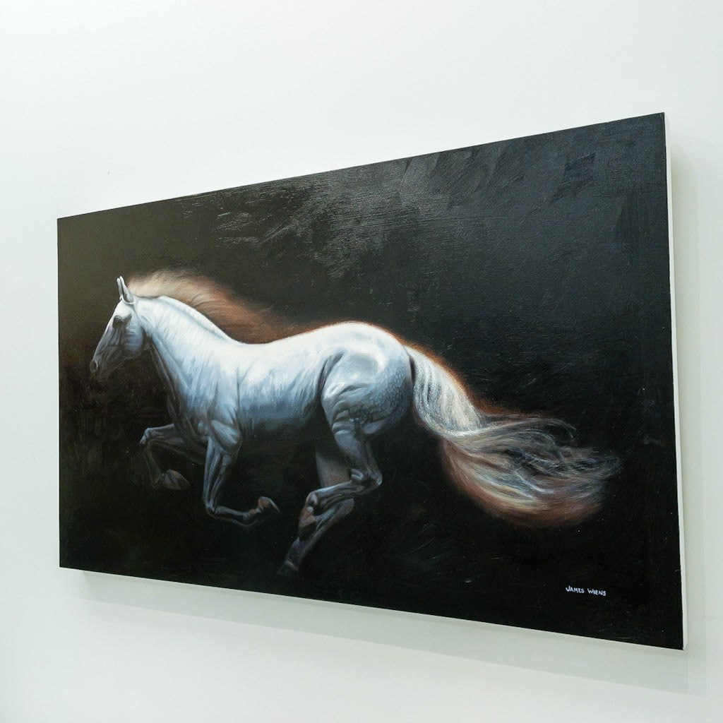 Stallion | 24" x 40" Oil on Board James Wiens