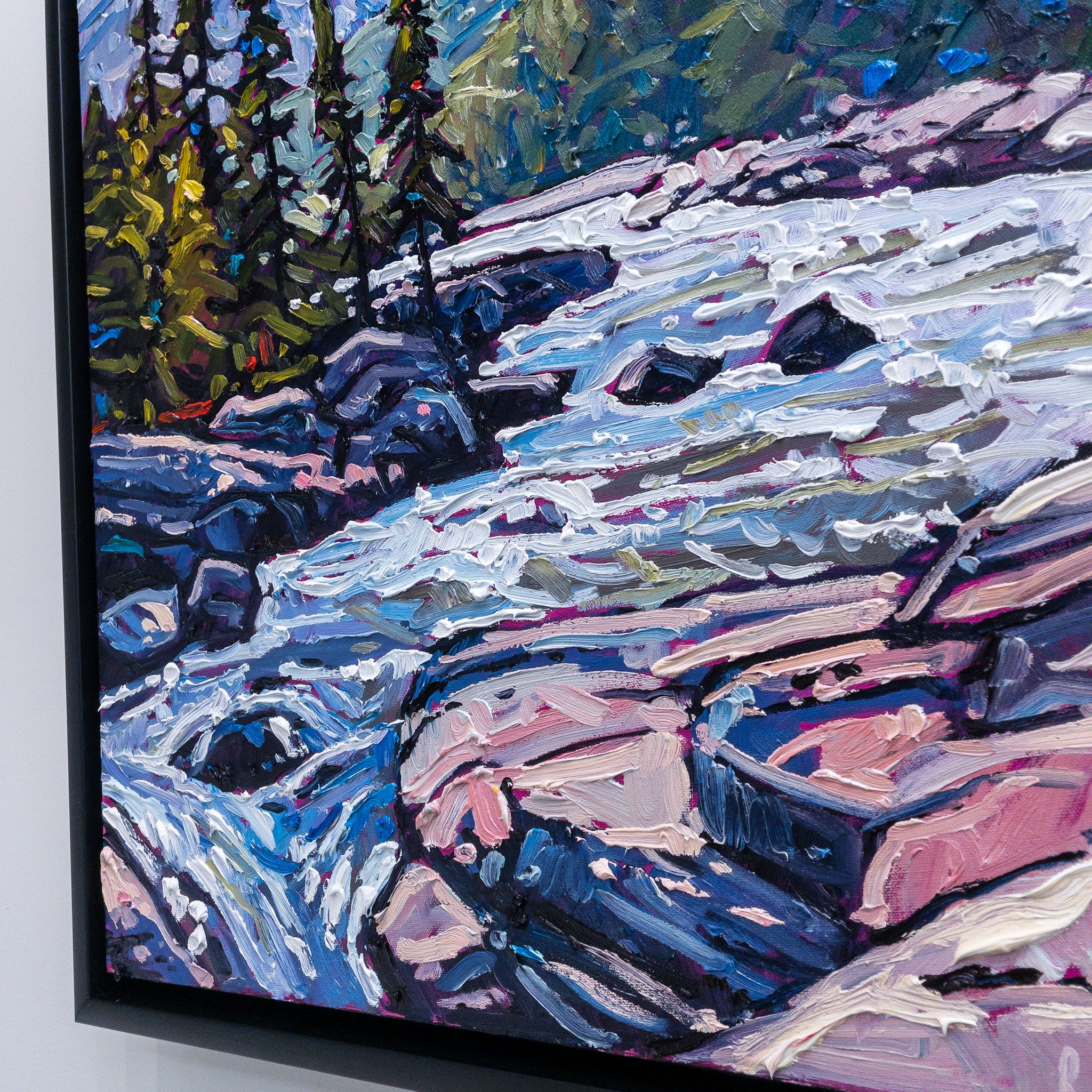 Meandering River, Alberta Foothills | 36" x 24" Oil on Canvas Ryan Sobkovich