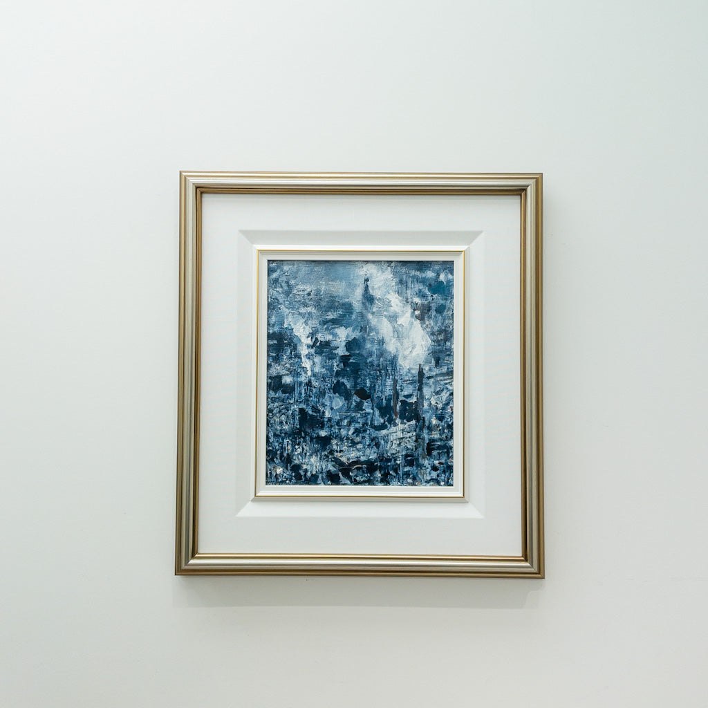 Martin Blanchet Windy Day | 12" x 10" Acrylic Gouache on Canvas
