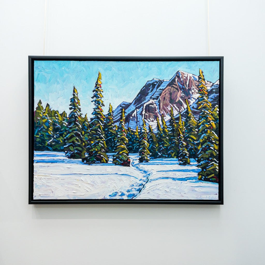 Alberta Mountains | 30&quot; x 40&quot; Oil on Canvas Ryan Sobkovich