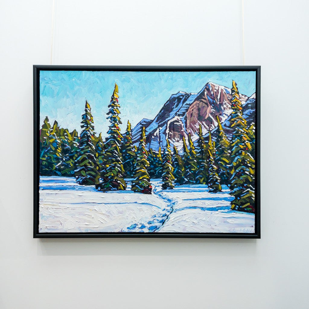 Alberta Mountains | 30" x 40" Oil on Canvas Ryan Sobkovich