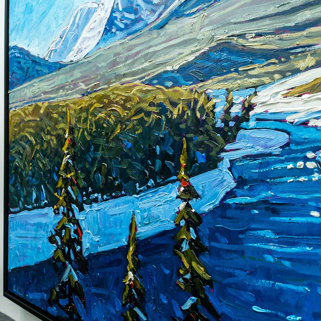 Early Spring in the Foothills | 40" x 60" Oil on Canvas Ryan Sobkovich