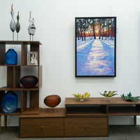 Vivid Shadows on the Snow