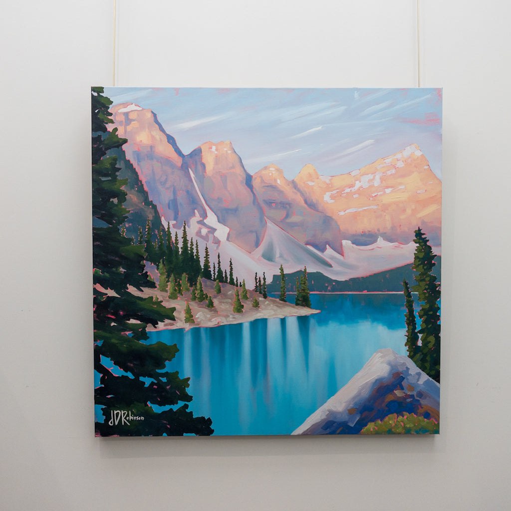 Moraine | 36" x 36" Acrylic on Canvas Jenna D. Robinson