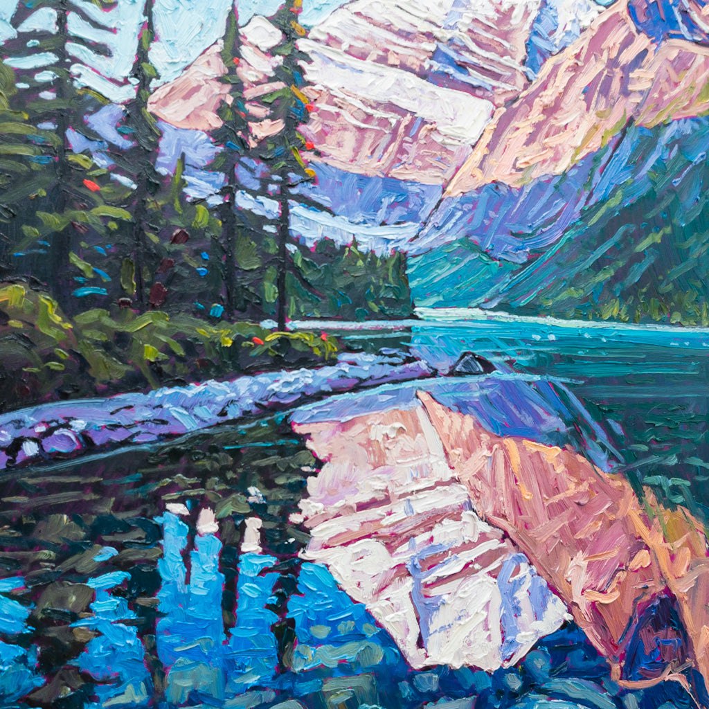 Mt. Edith Cavell | 40" x 30" Oil on Canvas Ryan Sobkovich