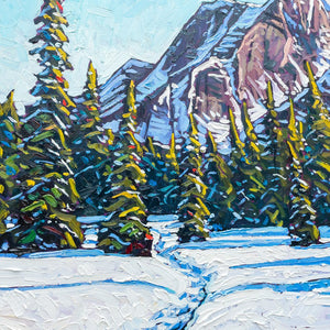 Ryan Sobkovich Alberta Mountains | 30" x 40" Oil on Canvas