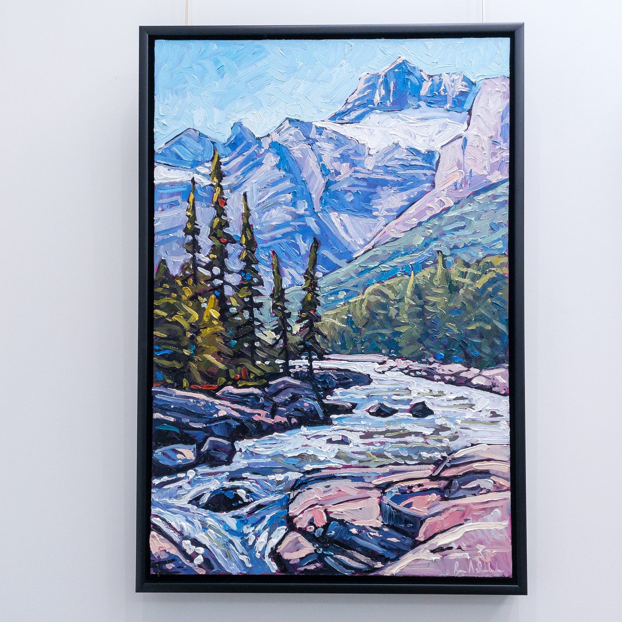 Meandering River, Alberta Foothills | 36" x 24" Oil on Canvas Ryan Sobkovich