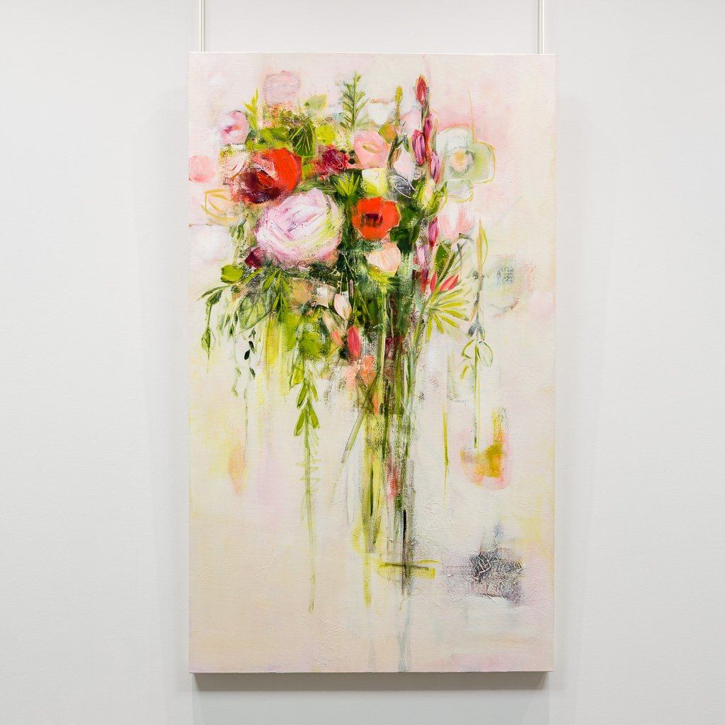 Imaginary Bouquet II | 54" x 32" Acrylic on Canvas Ilinca Ghibu