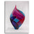 Incalmo Vessel II -  Magenta, Blue, and Purple | 13" x 23.5" Blown Glass Paull Rodrigue