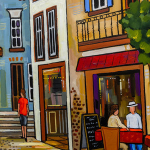 Alain Bédard Italian Charm | 36" x 30" Acrylic on Canvas
