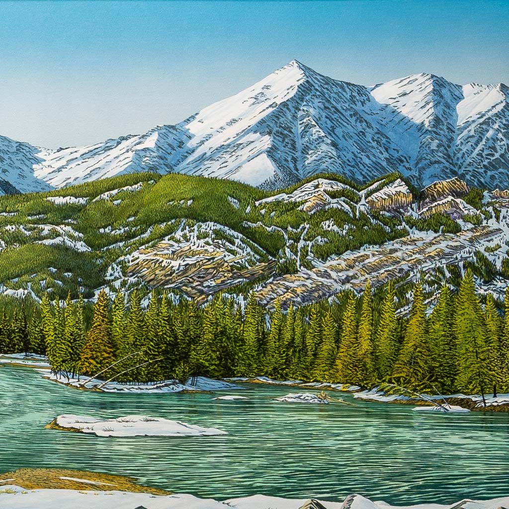 Kananaskis Interlude | 30" x 60" Acrylic on Canvas W. H. Webb