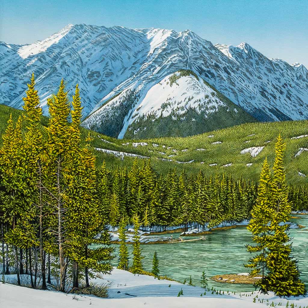 Kananaskis Interlude | 30" x 60" Acrylic on Canvas W. H. Webb