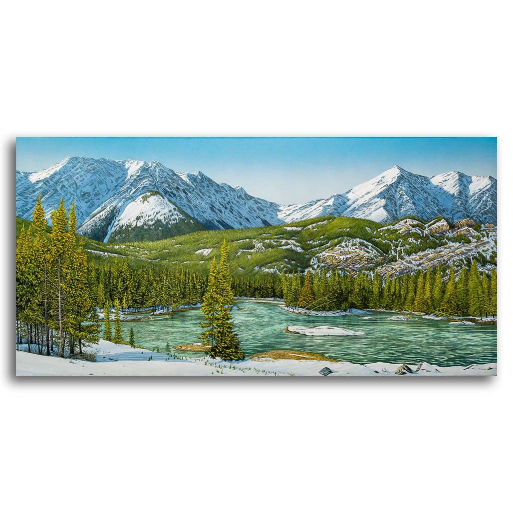 Kananaskis Interlude | 30" x 60" Acrylic on Canvas W. H. Webb