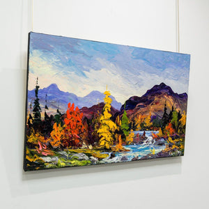 Guy Roy La Chute | 24" x 36" Oil on Canvas