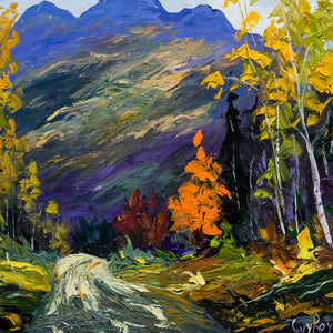 Guy Roy La Descent | 40" x 30" Oil on Canvas