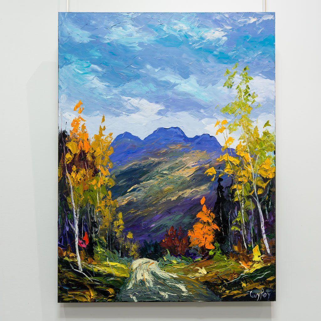 La Descent | 40" x 30" Oil on Canvas Guy Roy