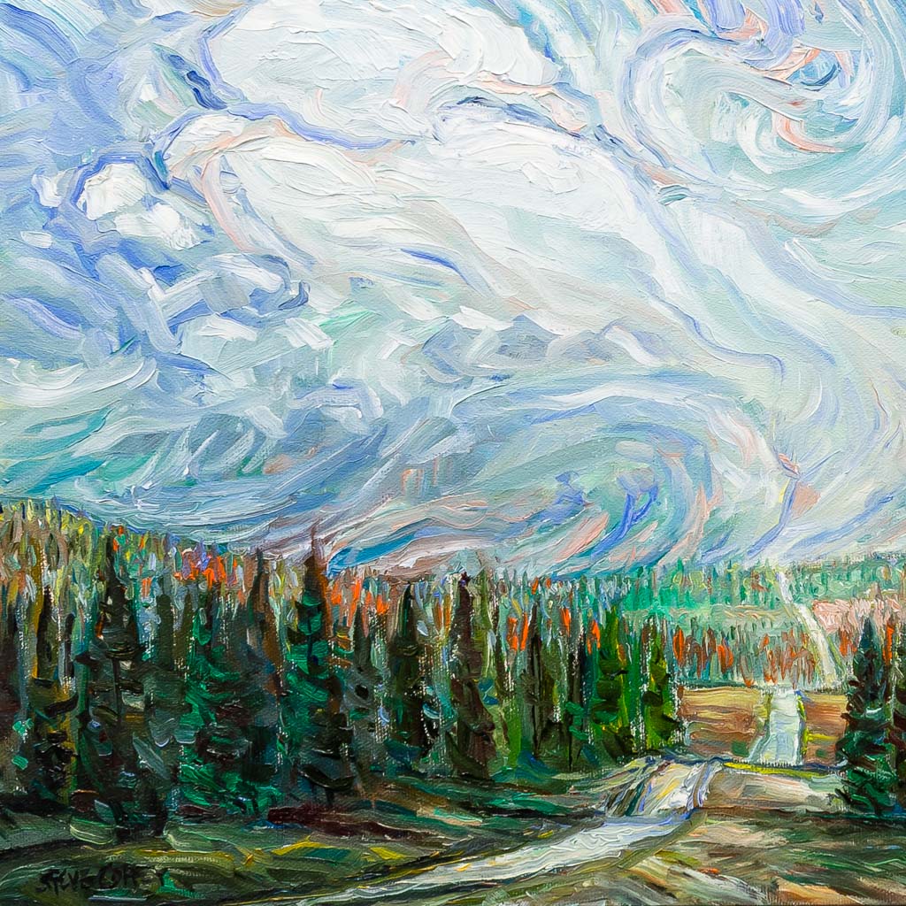 Steve R. Coffey Late Tree Road | 16" x 20" Oil on Canvas