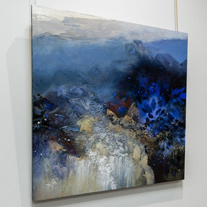 Ariane Dubois Le Chant des Naiades | 36" x 36" Mixed Media on canvas