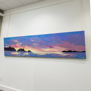 Guy Roy Lumière | 24" x 96" Oil on Canvas