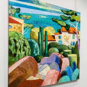 Paul Jorgensen Mediterranean Scent | 48" x 48" Acrylic on Canvas