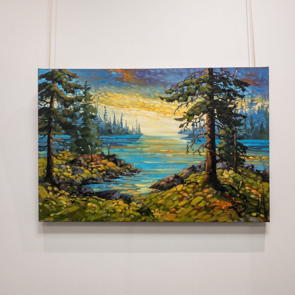 Moody Light, Northern Sask | 24" x 36" Oil on Canvas Rod Charlesworth