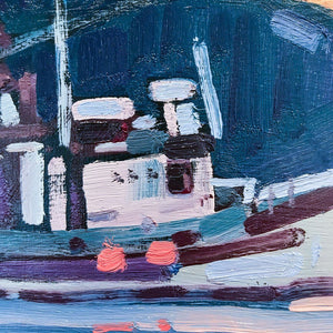 Cameron Bird Morning Run - Port Hardy | 12" x 16" Oil on Board
