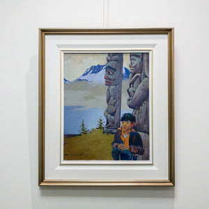 Robert Genn Morning, Tsimshian (1984) | 16" x 20" Oil on Board