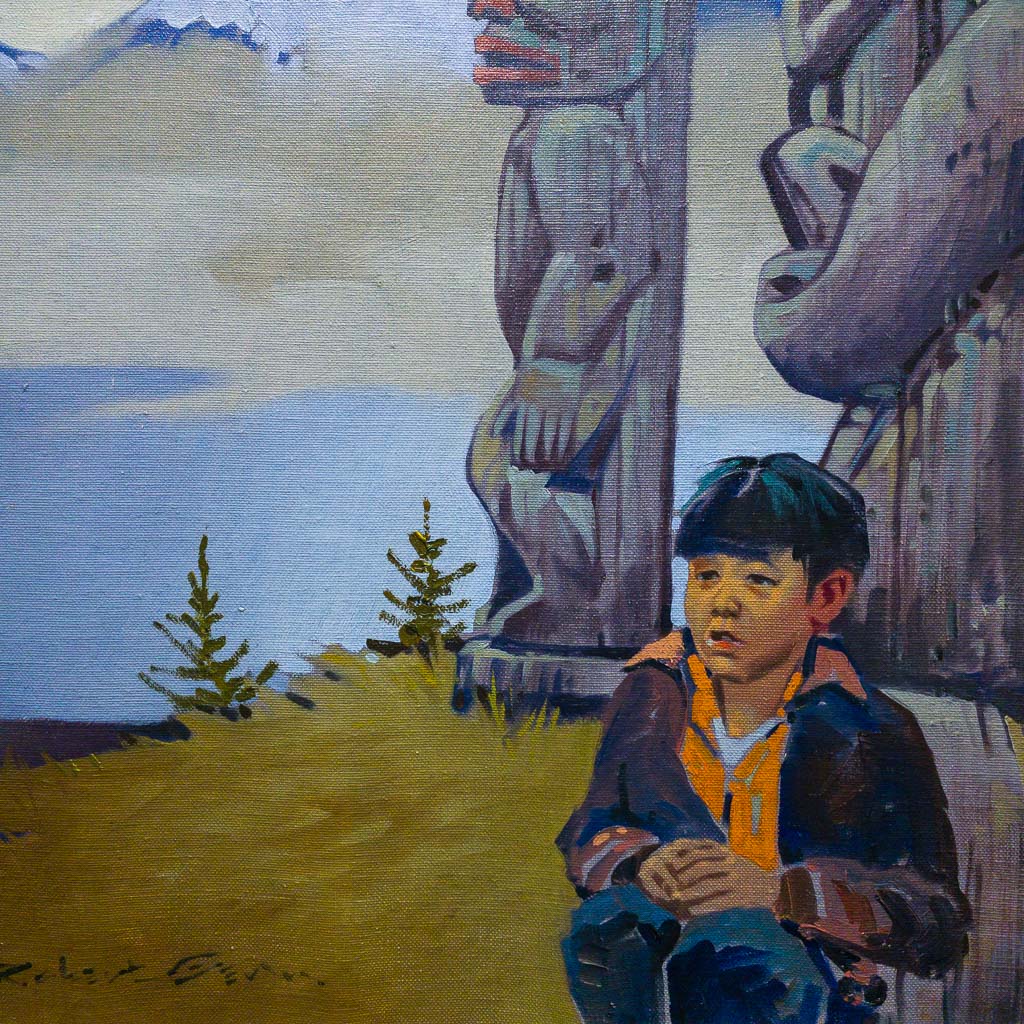 Morning, Tsimshian (1984) | 16" x 20" Oil on Board Robert Genn