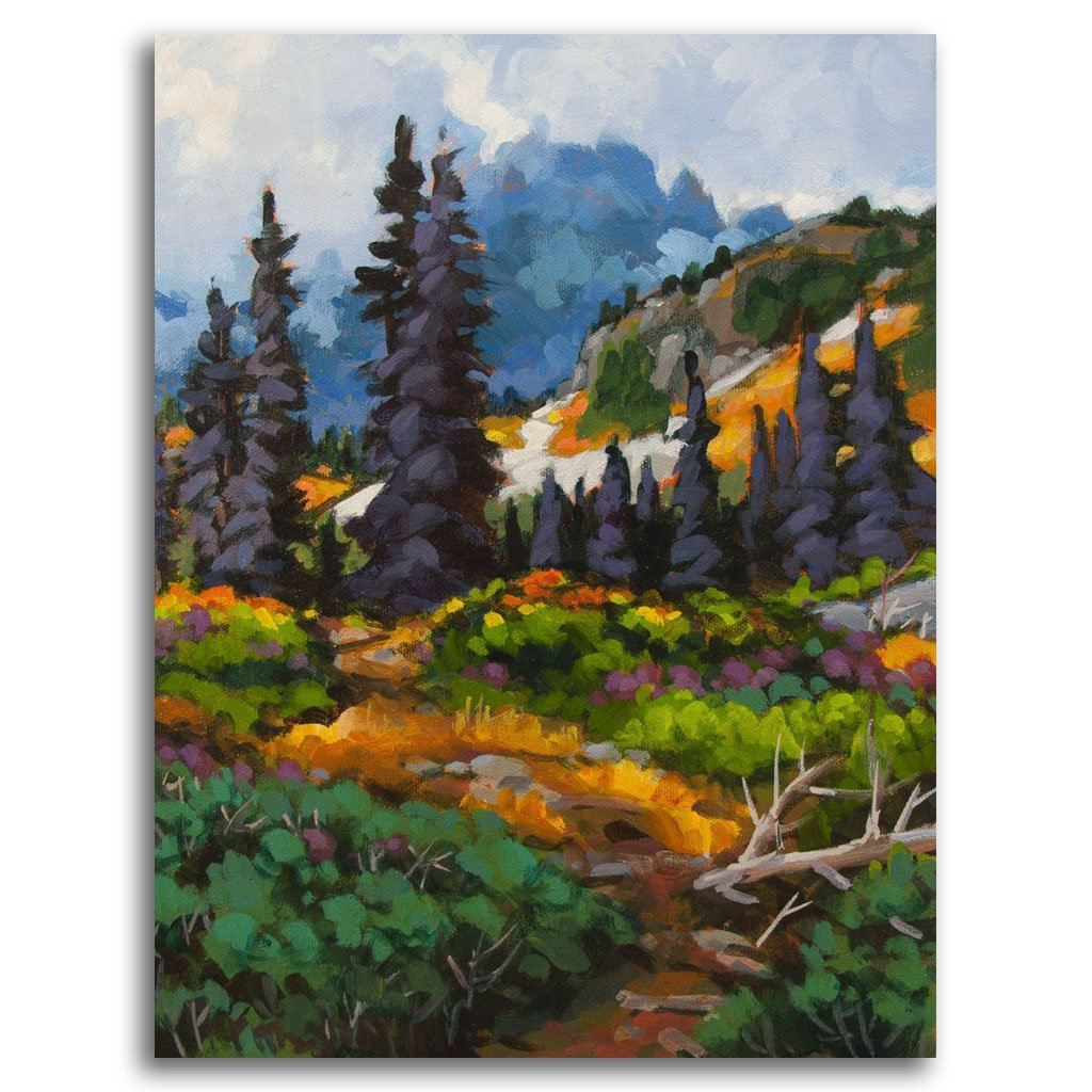 Steven Armstrong Mountain Magic | 14" x 11" Acrylic on Canvas