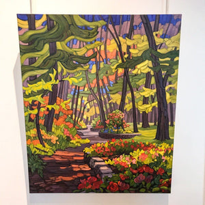 Mary Ann Laing Mozart's Garden in Minor C | 24" x 20" Oil on Canvas
