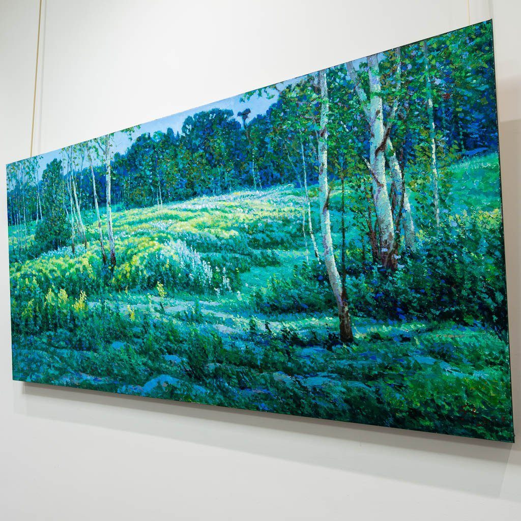 Orangeville Summer #2 | 30" x 60" Acrylic on Canvas Shi Le