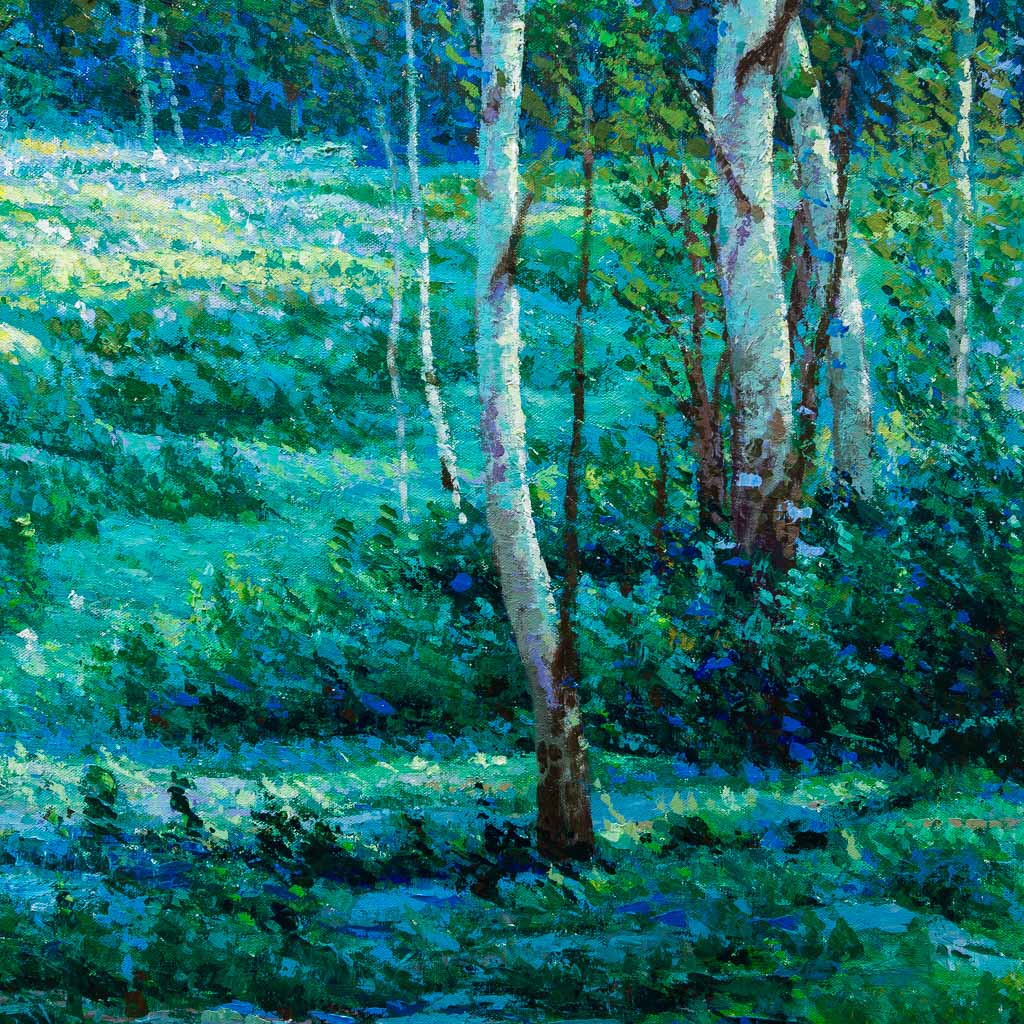 Orangeville Summer #2 | 30" x 60" Acrylic on Canvas Shi Le