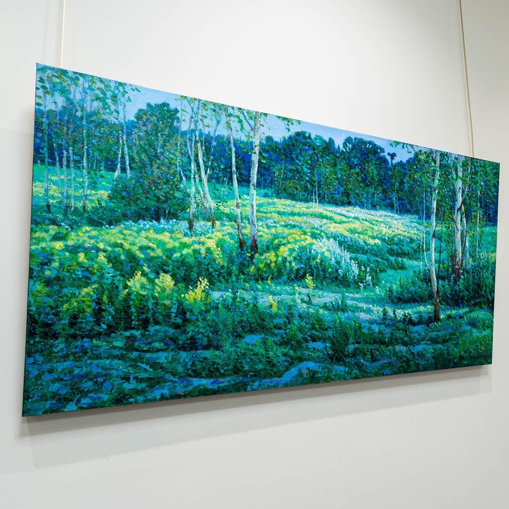 Orangeville Summer #2 | 30" x 60" Acrylic on Canvas Shi Le