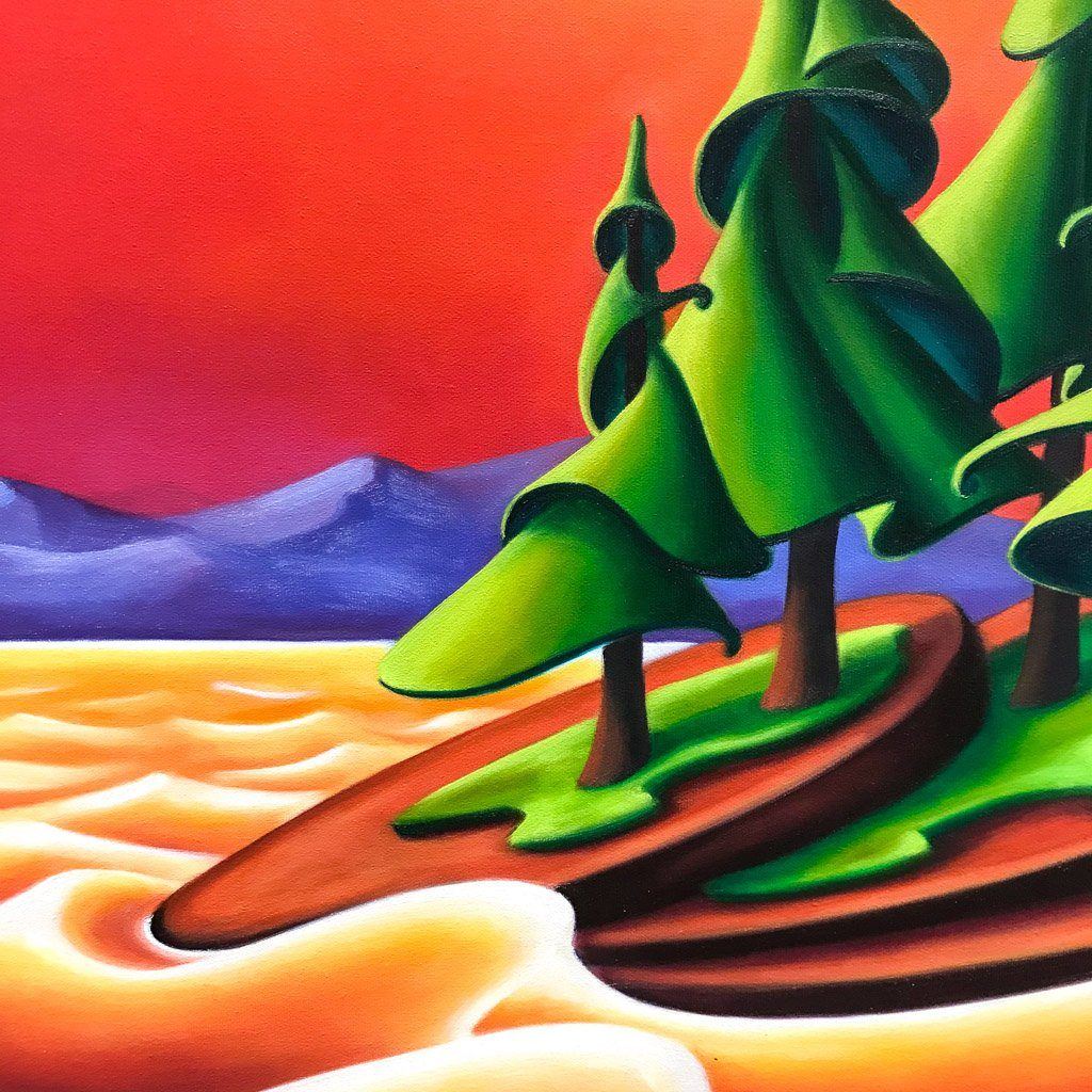 Our Own Little Island | 30" x 40" Oil on Canvas Dana Irving