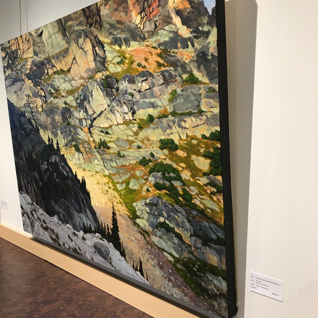 Steven Armstrong Patterns and Puzzles | 36" x 48" Acrylic on Canvas
