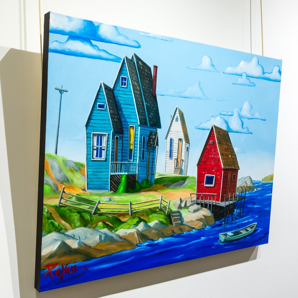 Peggy's Cove, NS | 30" x 40" Oil on Canvas Glenn Payan