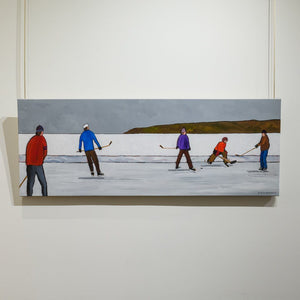 Alain Bédard Pour le plaisir | 18" x 48" Acrylic on Canvas