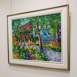 Robert Savignac Quartier Portugais | 30" x 36" Oil on Canvas