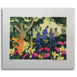 Claude A Simard Refuge Serigraph