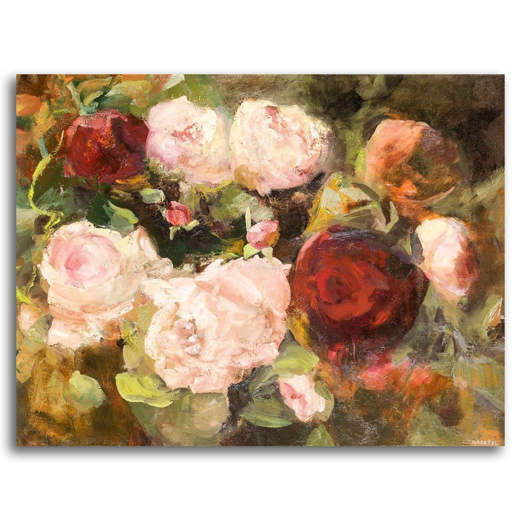Gabryel Harrison Rose Tangle Garden | 30" x 40" Oil on Canvas