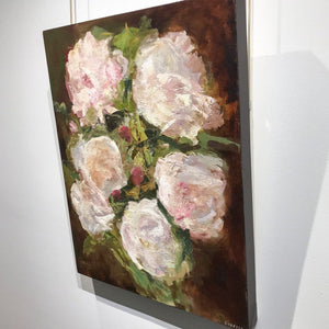 Gabryel Harrison Roses Lighting the Dark | 29.5" x 24" Oil on Canvas