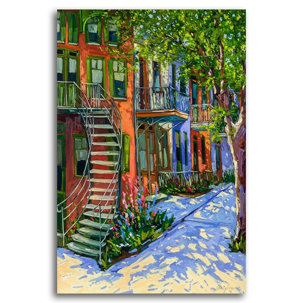 Rue des érables by Robert Savignac West End Gallery